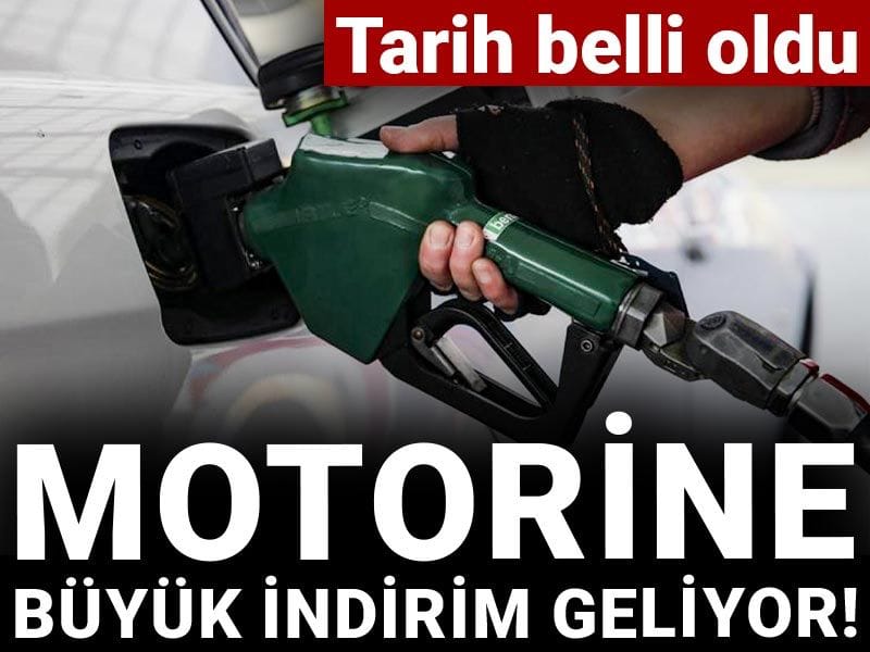 Tarih belli oldu: Motorine büyük indirim geliyor!