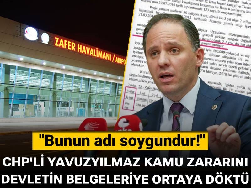 CHP'li Yavuzyılmaz kamu zararını devletin belgeleriyle ortaya döktü: Bunun adı soygundur!