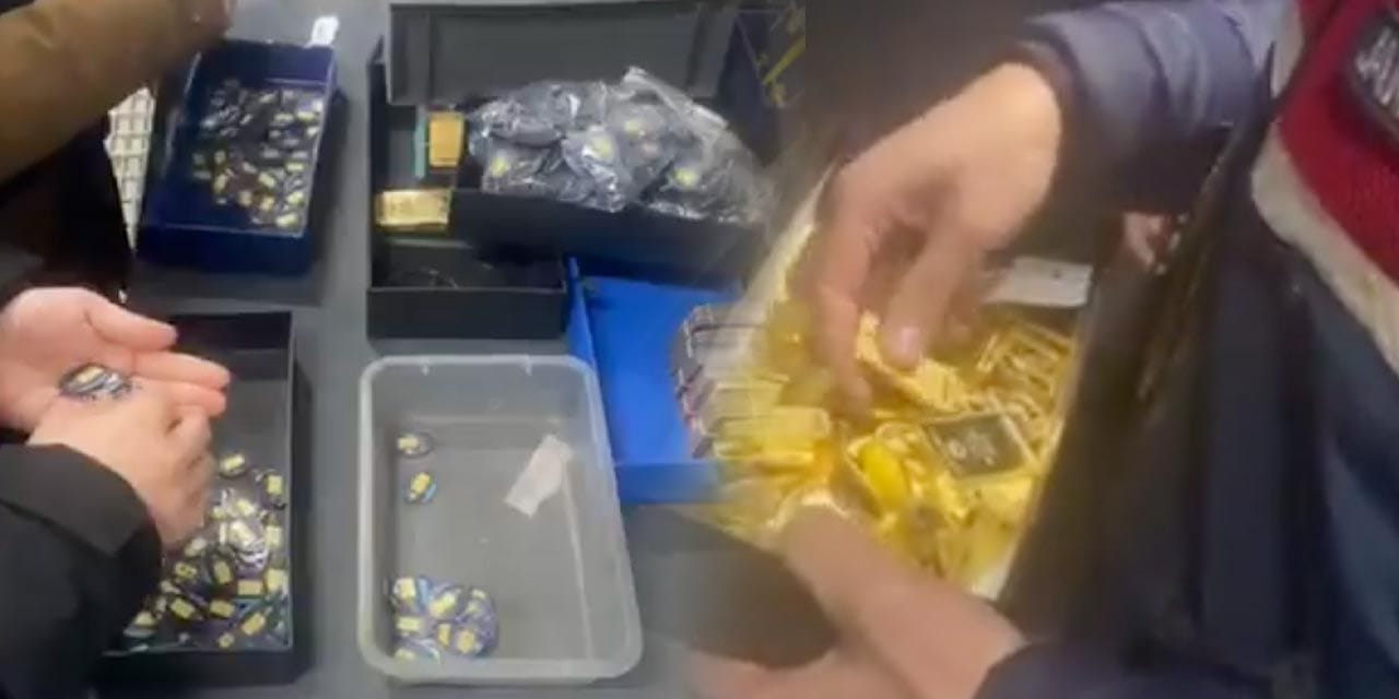 Altın kaçaklığı operasyonunda ele geçirilenler dudak uçuklattı: 7 şüpheli gözaltına alındı
