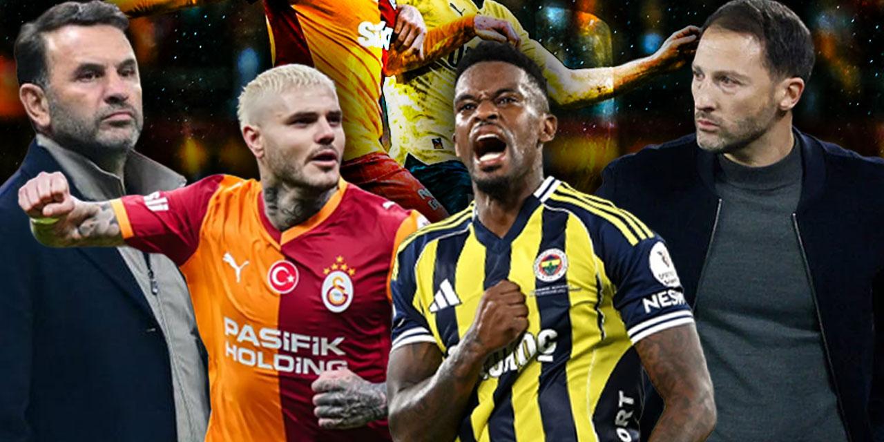 Galatasaray Fenerbahçe: İşte ilk 11'ler büyük sürpriz