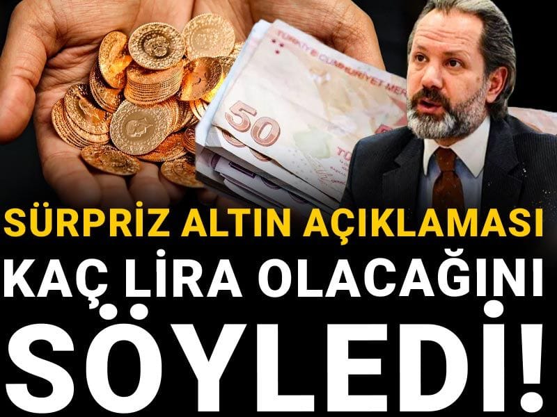 İslam Memiş'ten sürpriz altın açıklaması: Kaç lira olacağını söyledi