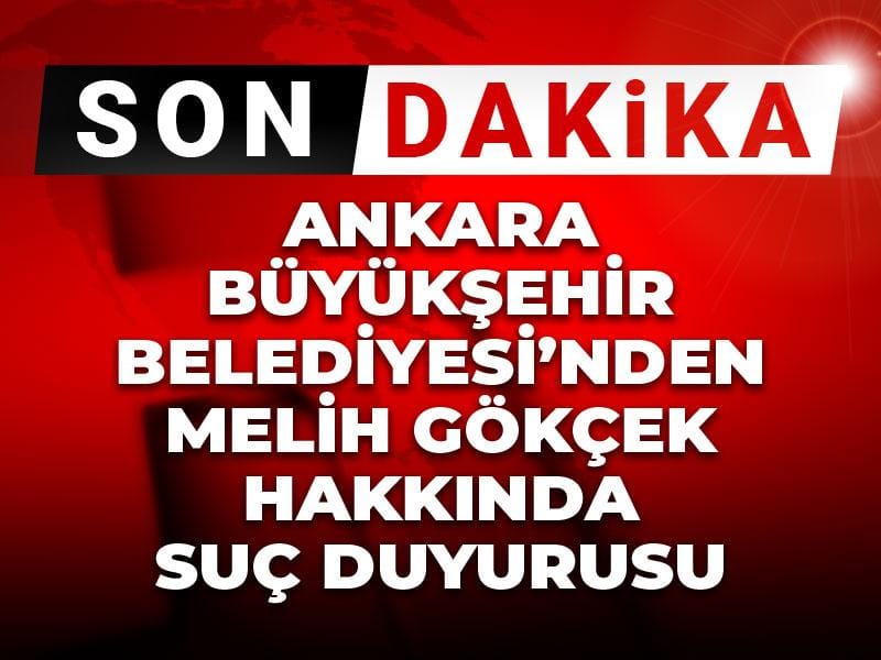Ankara Büyükşehir'den Melih Gökçek hakkında suç duyurusu! Belge ile de 3. hat iddiasına yanıt