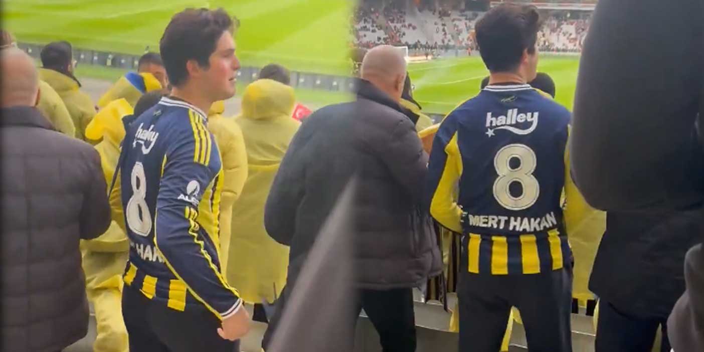 Ali Koç'un oğlu Rahmi Koç, Mert Hakan Yandaş formasıyla derbide