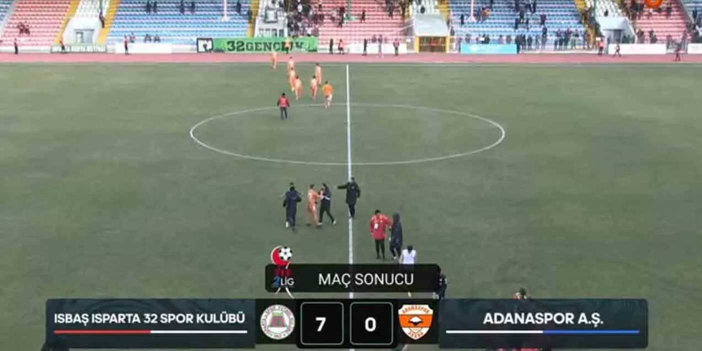 TFF 2. Lig'de 7-0 biten maç: 10 dakikada bir gol oldu