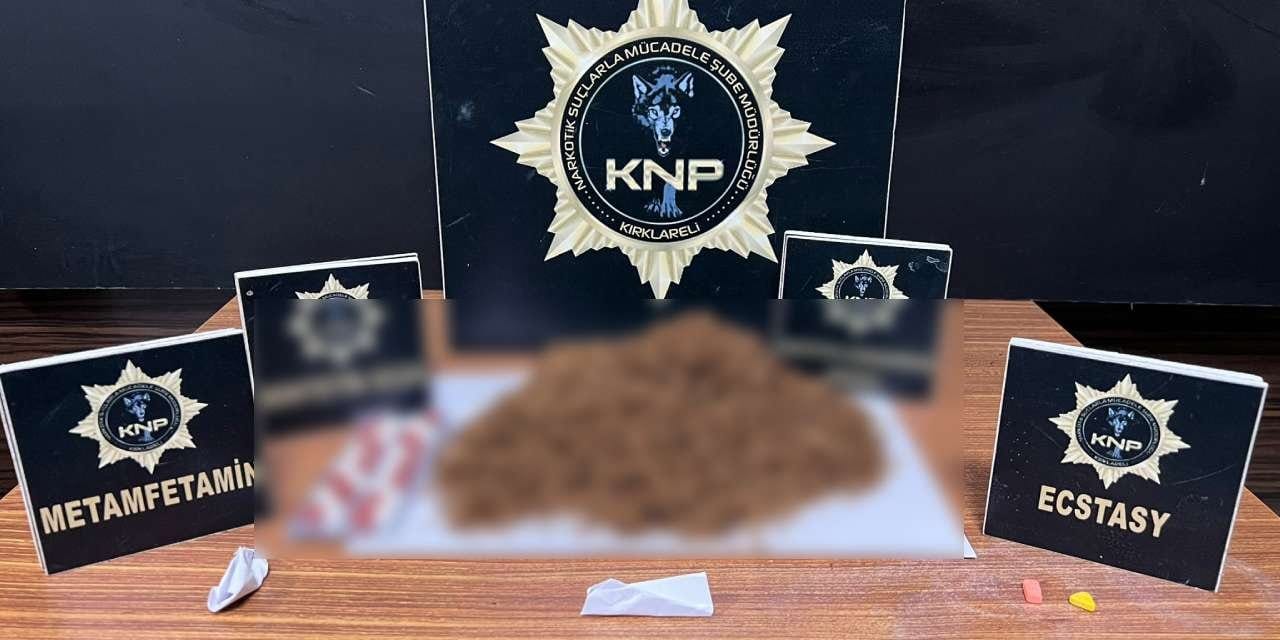 Kırklareli'nde uyuşturucu operasyonu