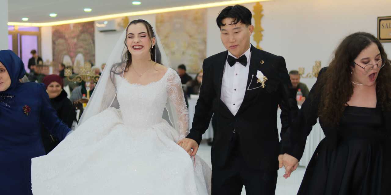 Rize’ye Güney Kore’li damat