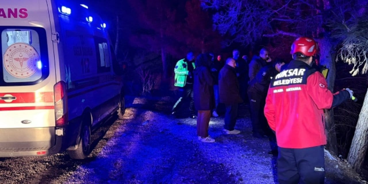 Tokat'ta uçuruma yuvarlanan bisiklet sürücüsü kurtarılamadı