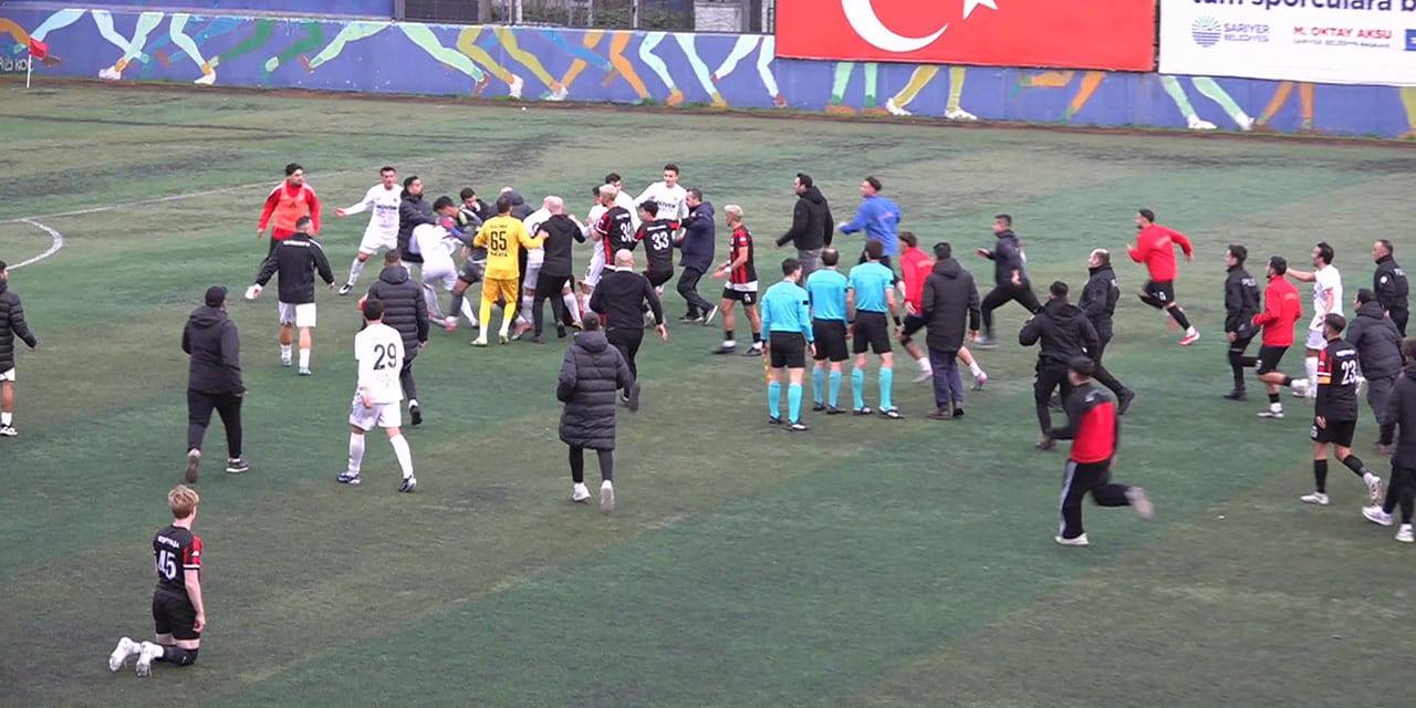Sarıyer'de maç bitti: Savaş başladı