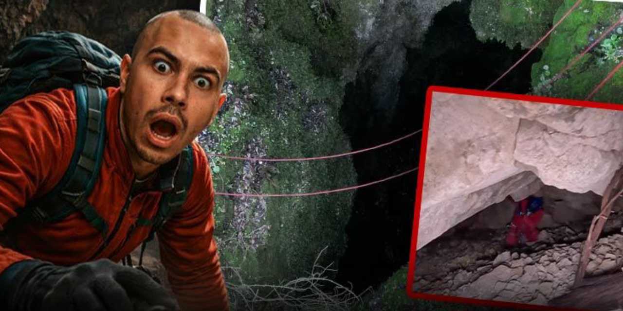 Youtube videosu için girdiği mağarada gördüklerine inanamadı