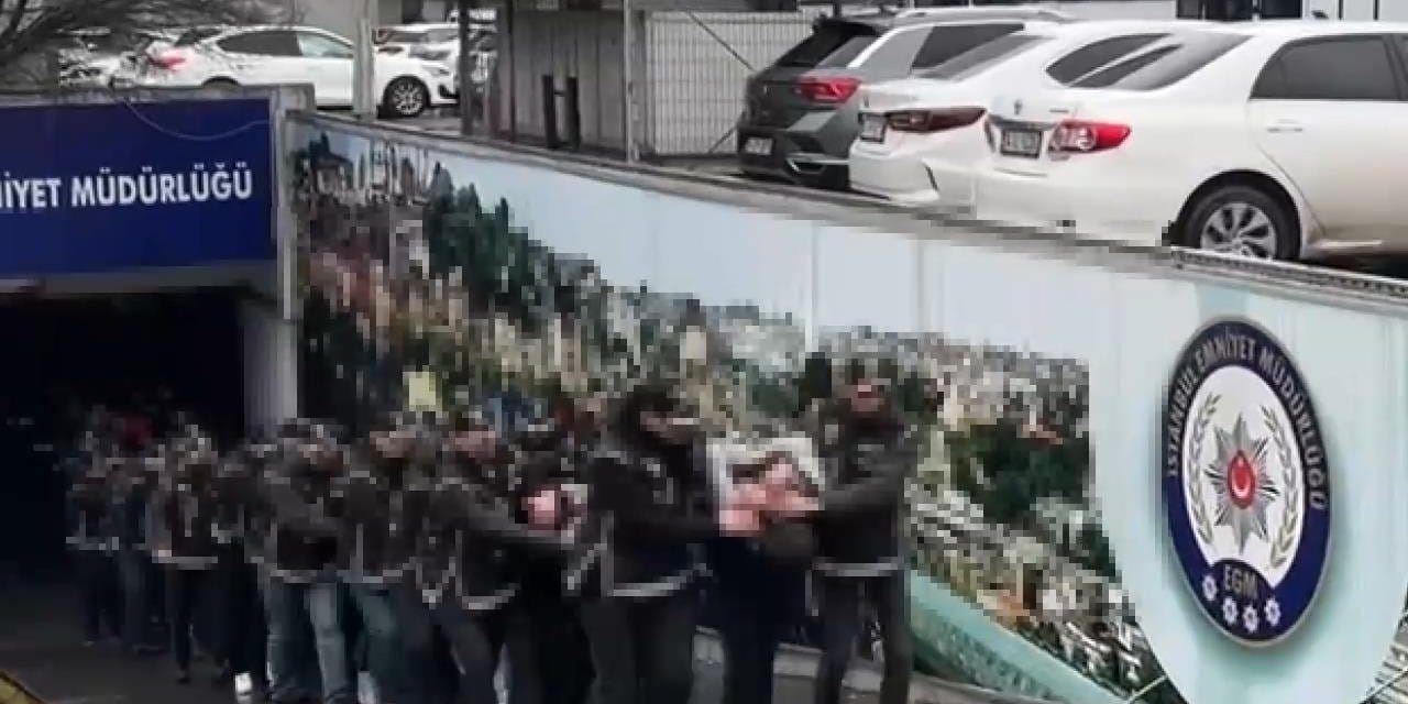 'Casperlar' operasyonunda yakalanan 97 kişi adliyede