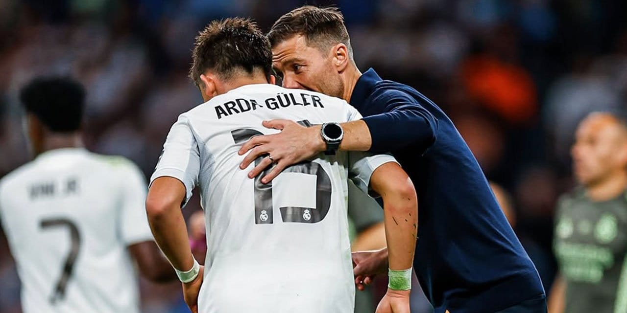 Arda Güler Xabi Alonso'ya veda etti