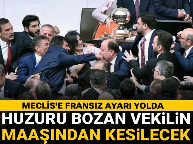 Huzuru bozan vekilin maaşından kesilecek!