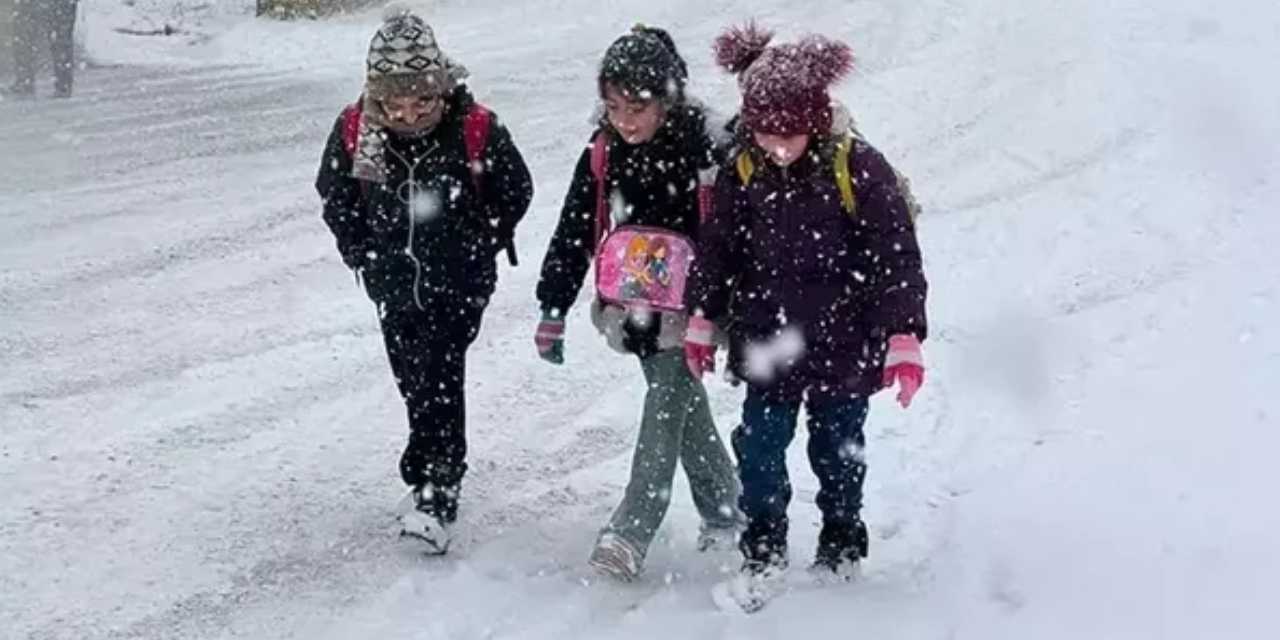 Okulları kardan tatil eden bir açıklama daha geldi