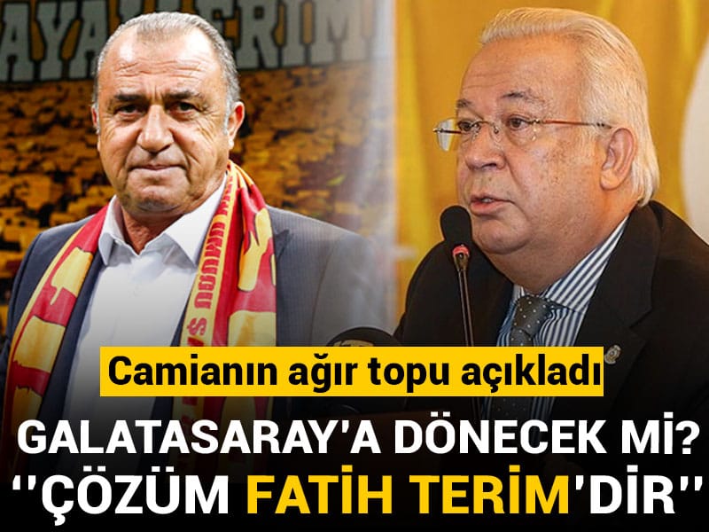 Galatasaray'a dönecek mi? Camianın ağır topu açıkladı: Çözüm Fatih Terim'dir