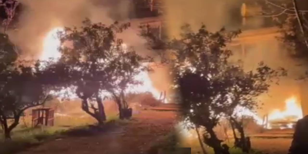 Antalya’da korkutan yangın!