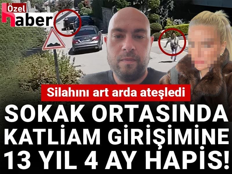 Eski eşine pusu kuran kişiye 13 yıl 4 ay hapis cezası verildi
