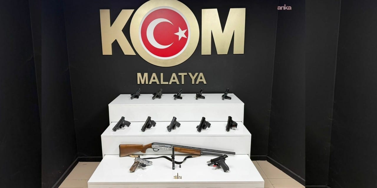 Malatya’da ruhsatsız silah operasyonu