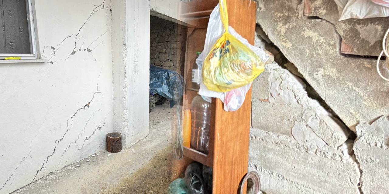 Bartın’da heyelan felaketi: Evlerin duvarları çatladı