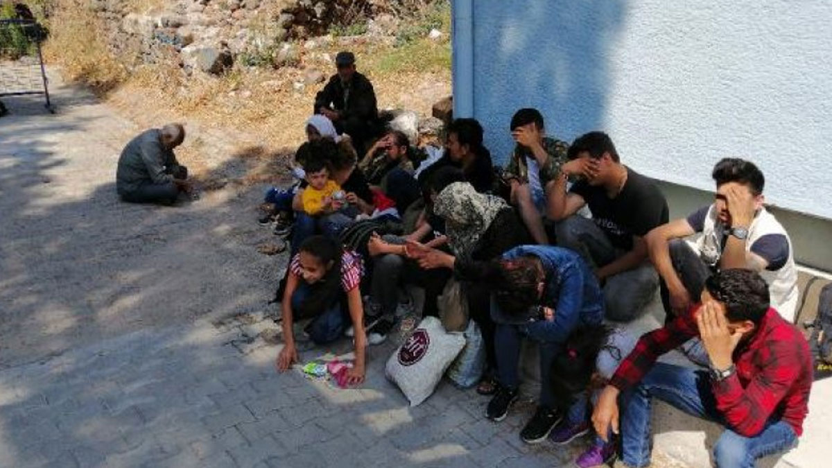 Çanakkale'de 50 kaçak göçmen yakalandı