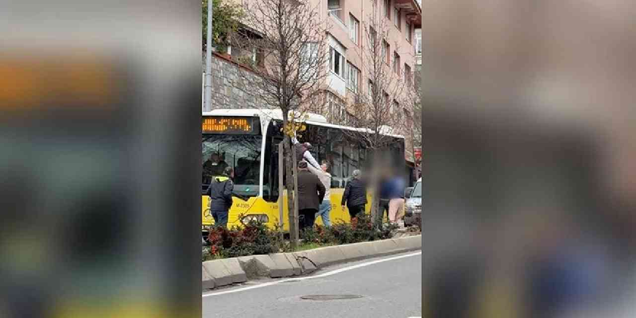 İETT şoförü camdan çıkıp kavgaya karıştı!