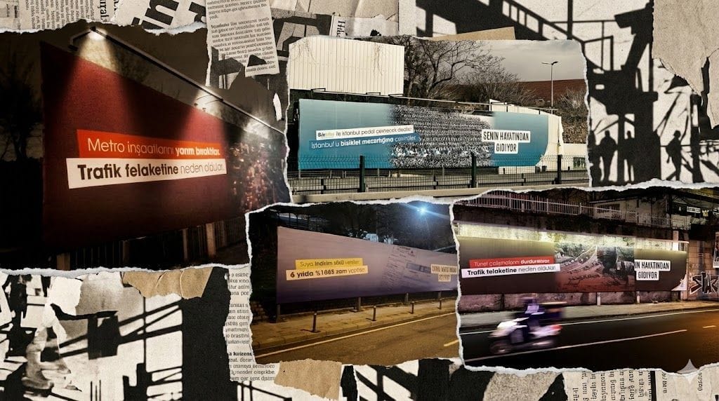 Siyasette yeni seviye: İstanbul sokaklarını İBB karşıtı afişlerle donattılar