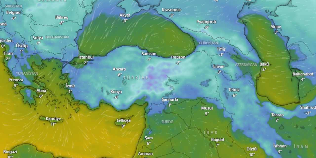 Kuzeyden esip önce kıyıları dövecek sonra kar bırakacak: Meteoroloji gün gün olacakları açıkladı