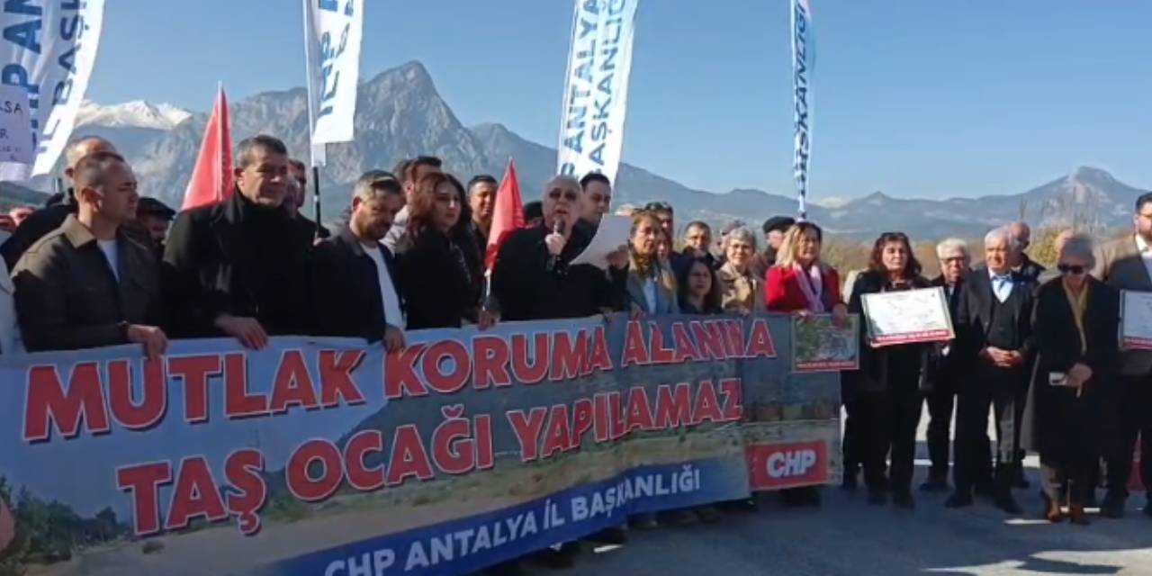 CHP Antalya İl Başkanı Nail Kamacı: Antalya’nın içme suyu havzaları rant alanı değildir