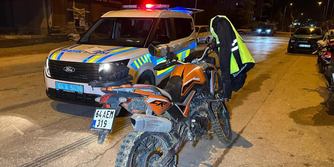 Uşak'ta motosikletin çarptığı yaya hayatını kaybetti