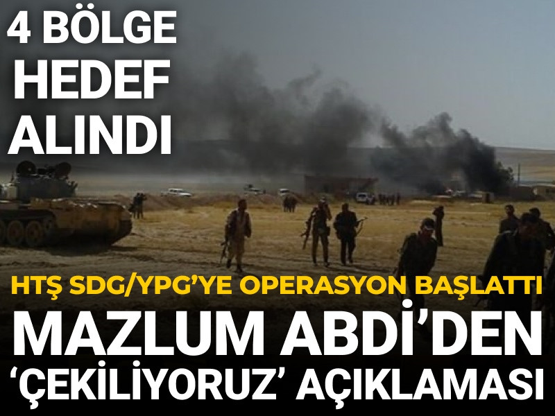 Son Dakika | SDG/YPG Halep'ten çekileceğini açıkladı