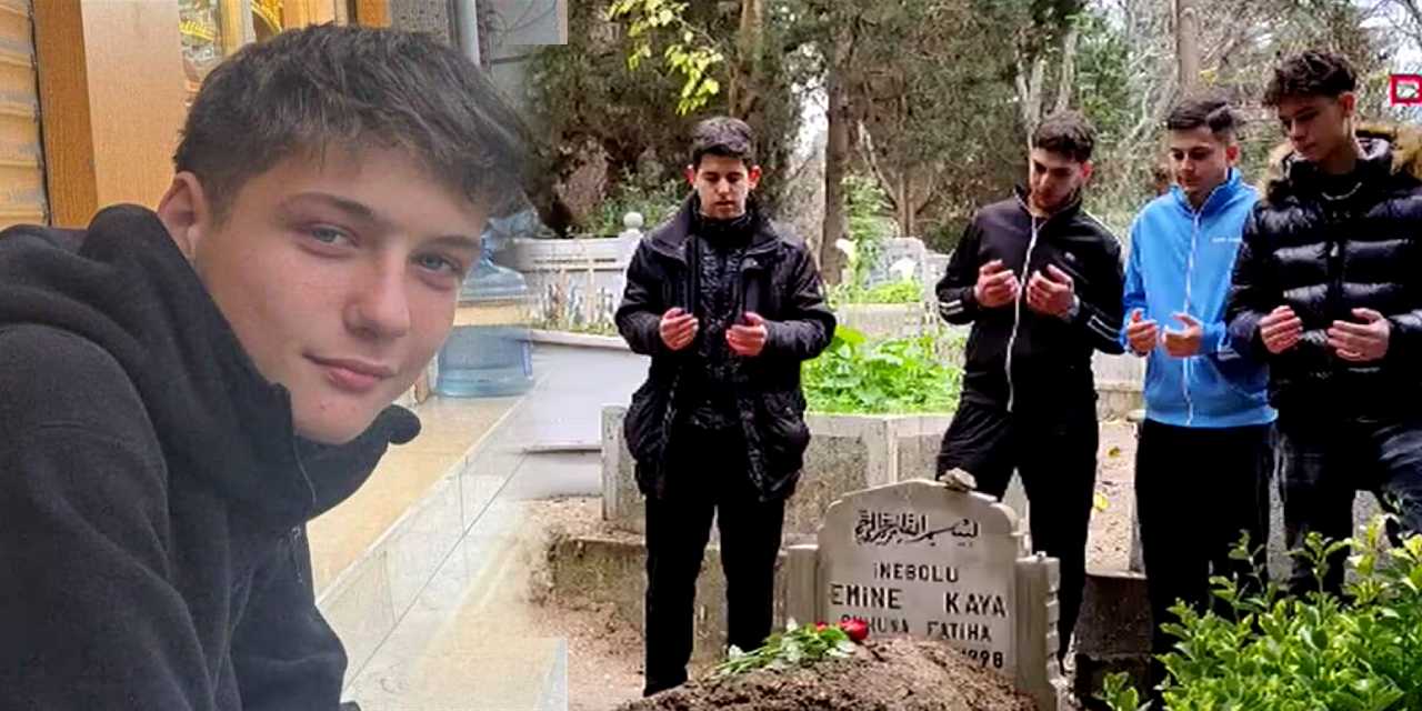 Arkadaşları Atlas Çağlayan'ın mezarını ziyaret etti