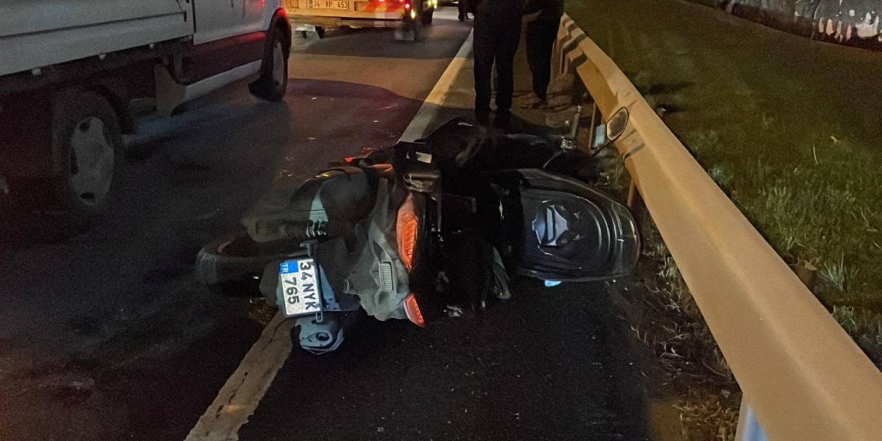 Şişli'de feci motosiklet kazası: Kaskı başından çıkan sürücü hayatını kaybetti