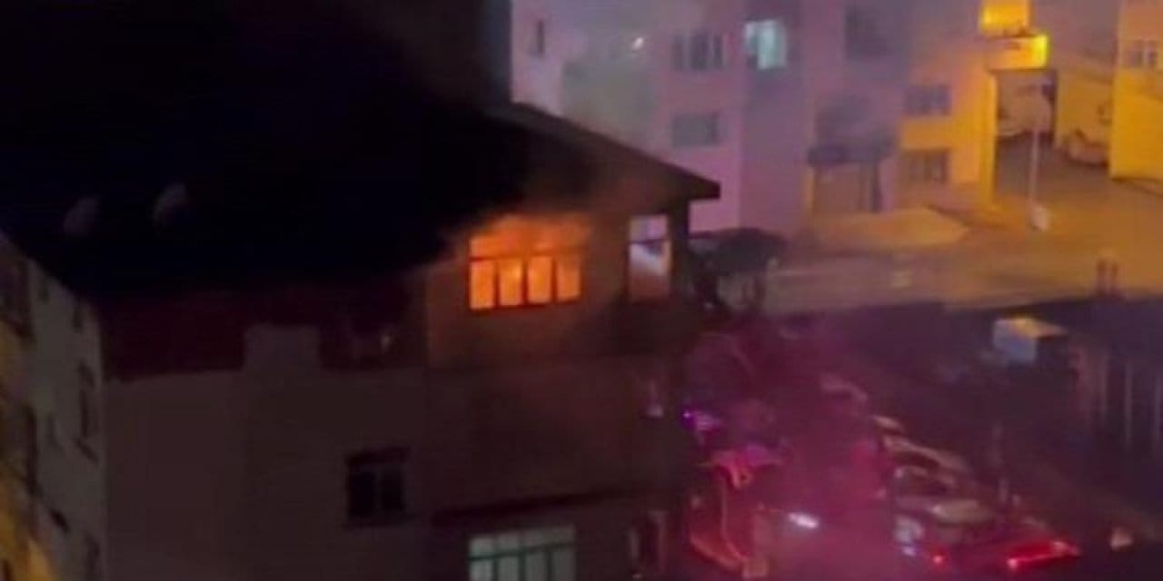 Artvin'de alevler geceyi aydınlattı! Faciadan dönüldü