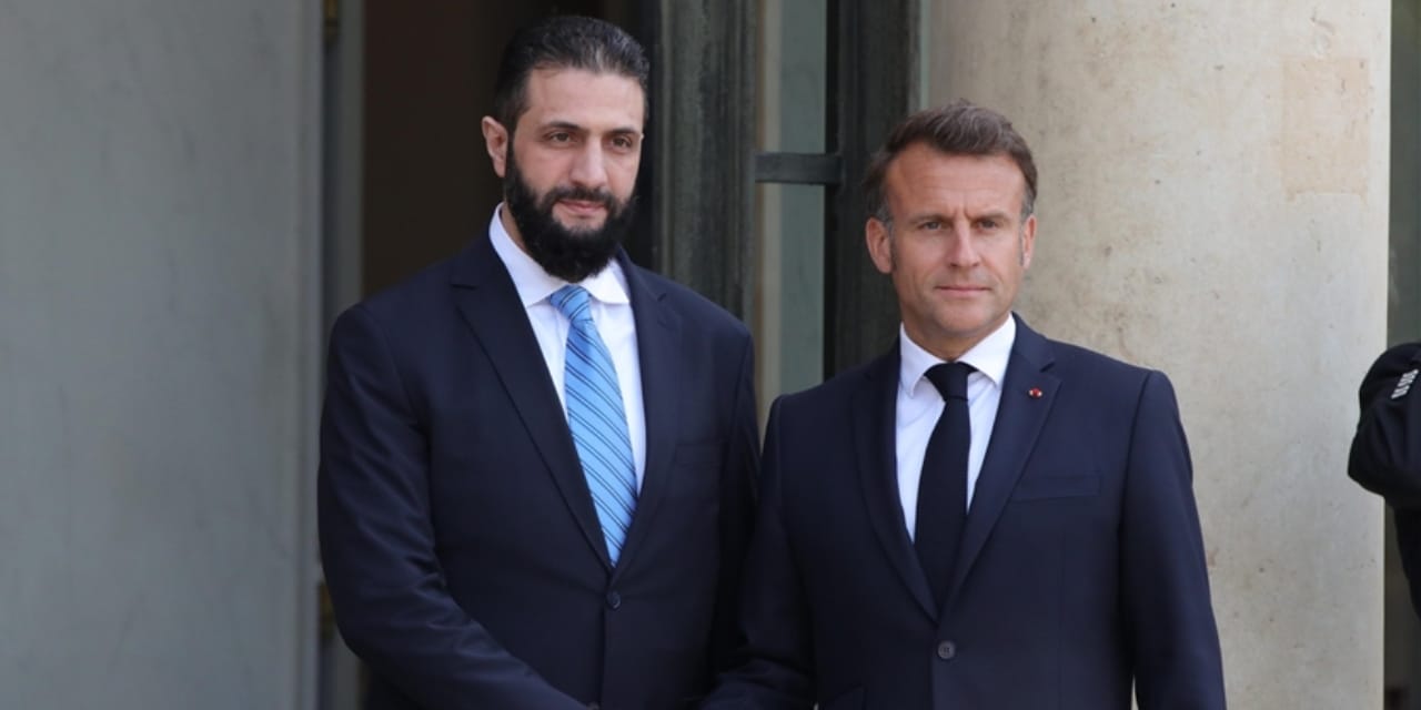 Şara ile görüşen Macron'ndan SDG'ye entegrasyon çağrısı