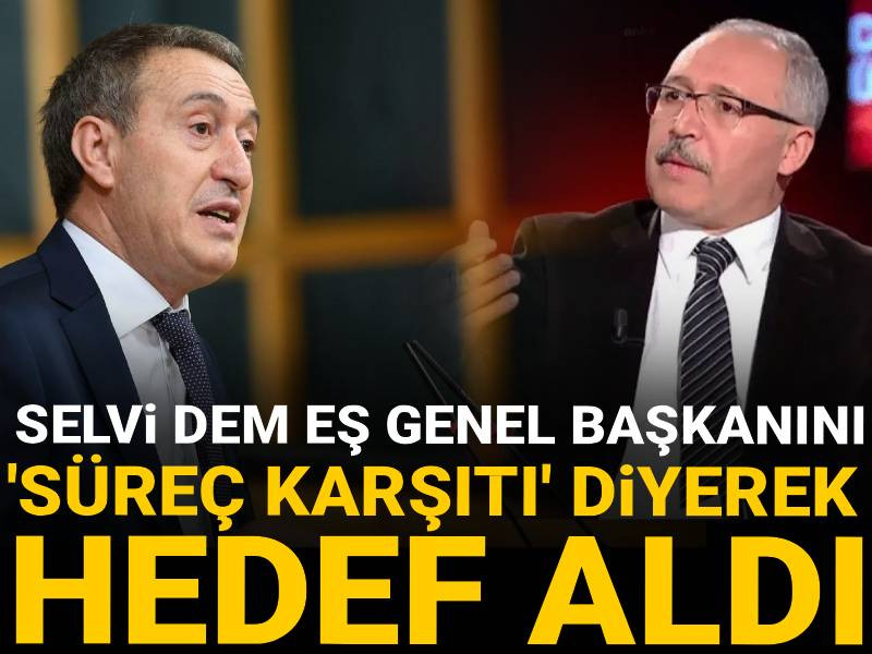 Abdulkadir Selvi Tuncer Bakırhan'ı 'süreç karşıtı' diyerek hedef aldı