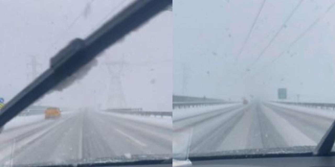 Kuzey Marmara Otoyolu kar altında kaldı! CHP'li Günaydın o anları paylaştı: Ne tuzlama var ne de temizleme...