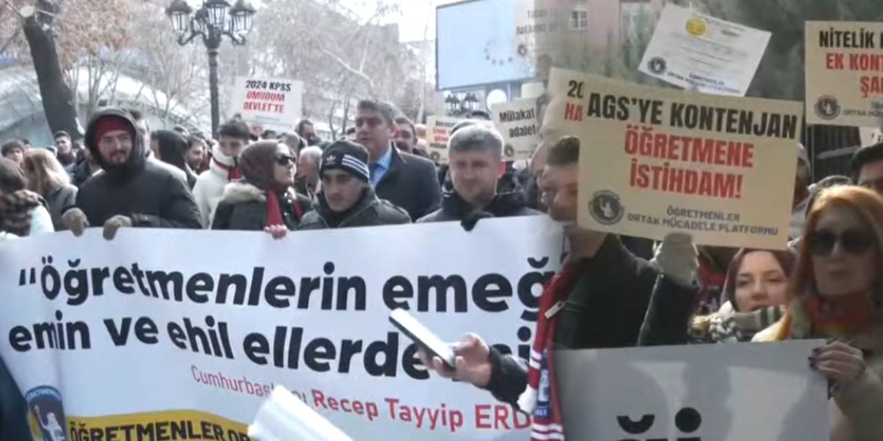 Öğretmenler Bakanlık önünden haykırdı!