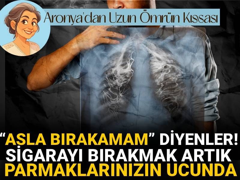 “Asla bırakamam” diyenler! Sigarayı bırakmak artık parmaklarınızın ucunda