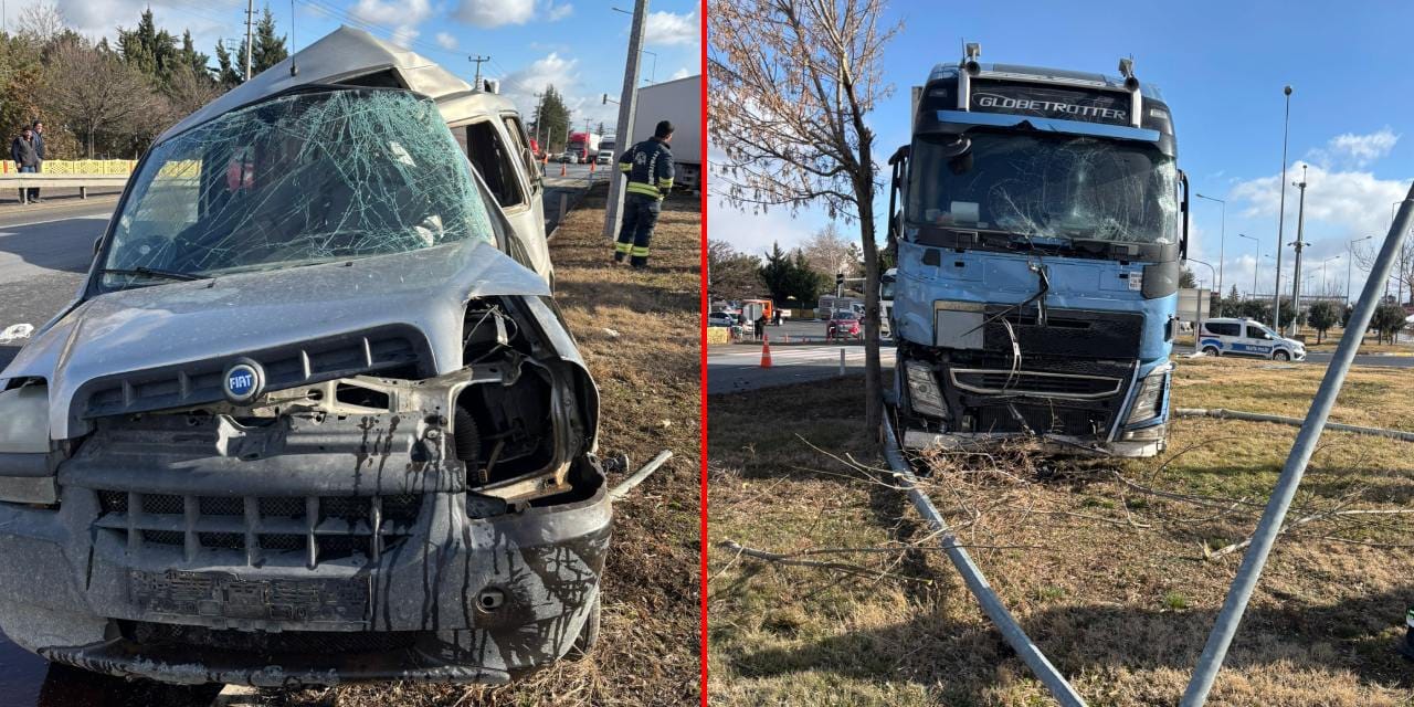 Konya'da otomobil ile kamyon çarpıştı: 1 ölü
