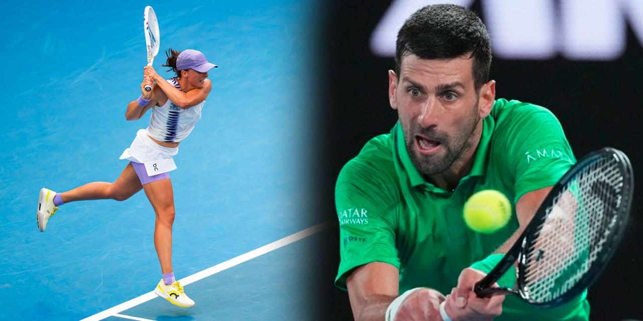 Djokovic ve Swiatek hata yapmadı