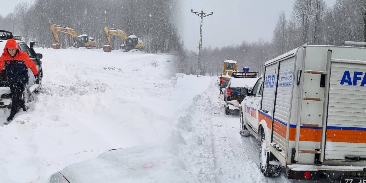 Yalova’da kar esareti! 5 kişi yaylada mahsur kaldı
