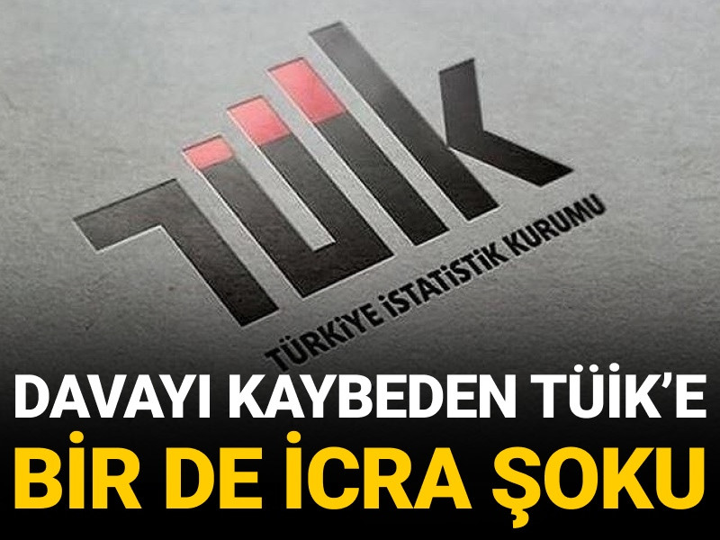 Davayı kaybeden TÜİK'e bir de icra şoku