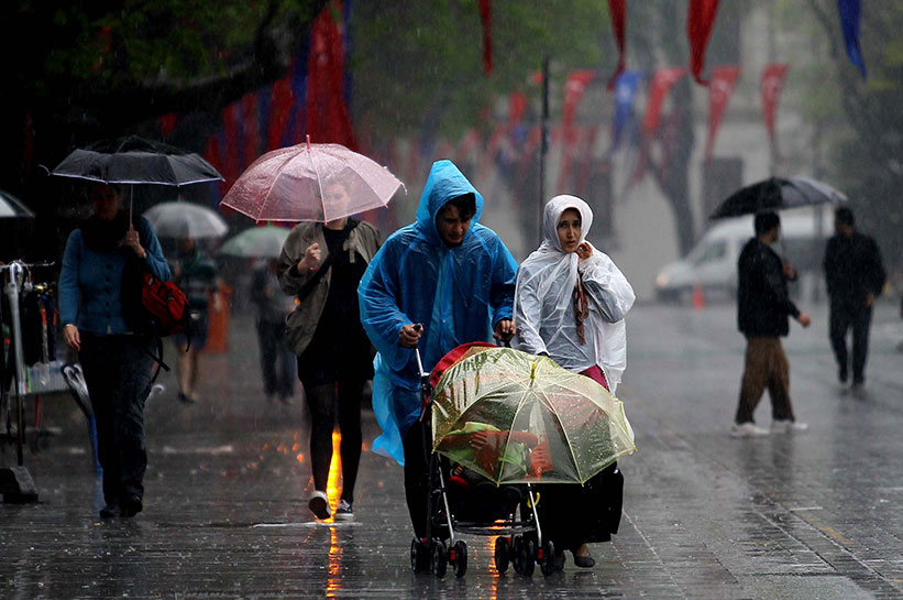 İstanbul ve 30 il için sağanak yağış uyarısı