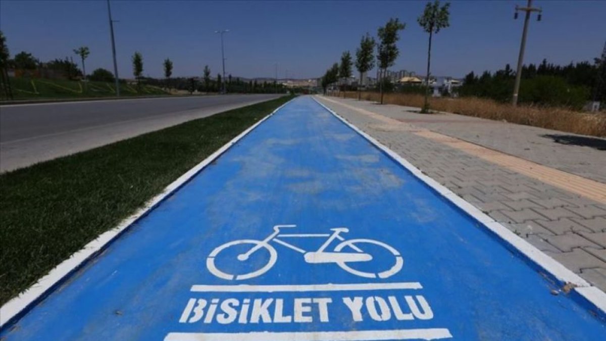 Ankara'ya 56 kilometre bisiklet yolu