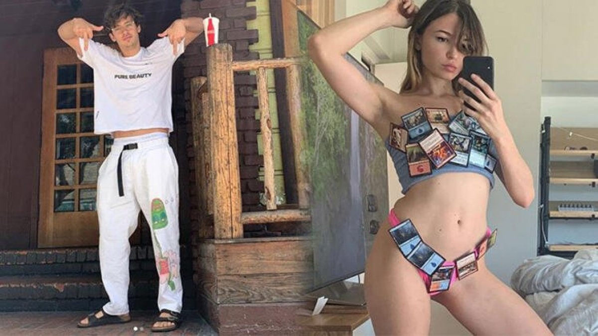 Grammy ödüllü müzisyen, festivalde sahnede ilişkiye girdi