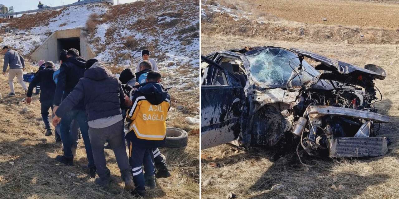 Kontrolden çıkan araç şarampole devrildi! Sürücü öldü: Anne ve babası yaralı