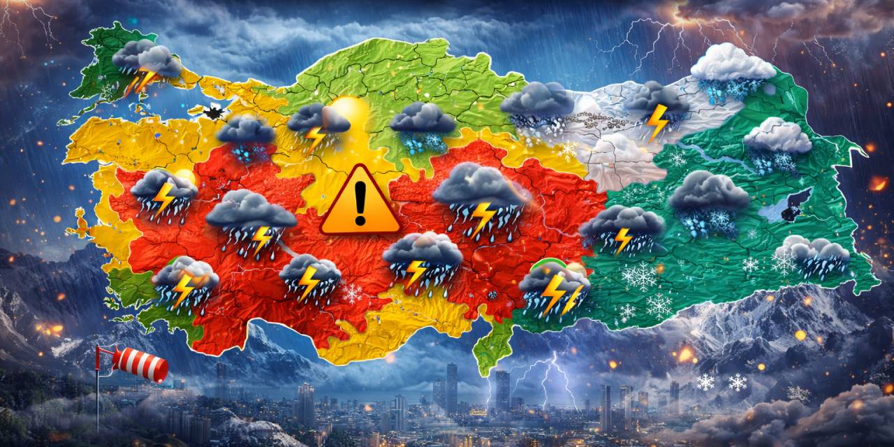 Çok kuvvetli ve şiddetli yağacak! Meteoroloji 15 ili uyardı