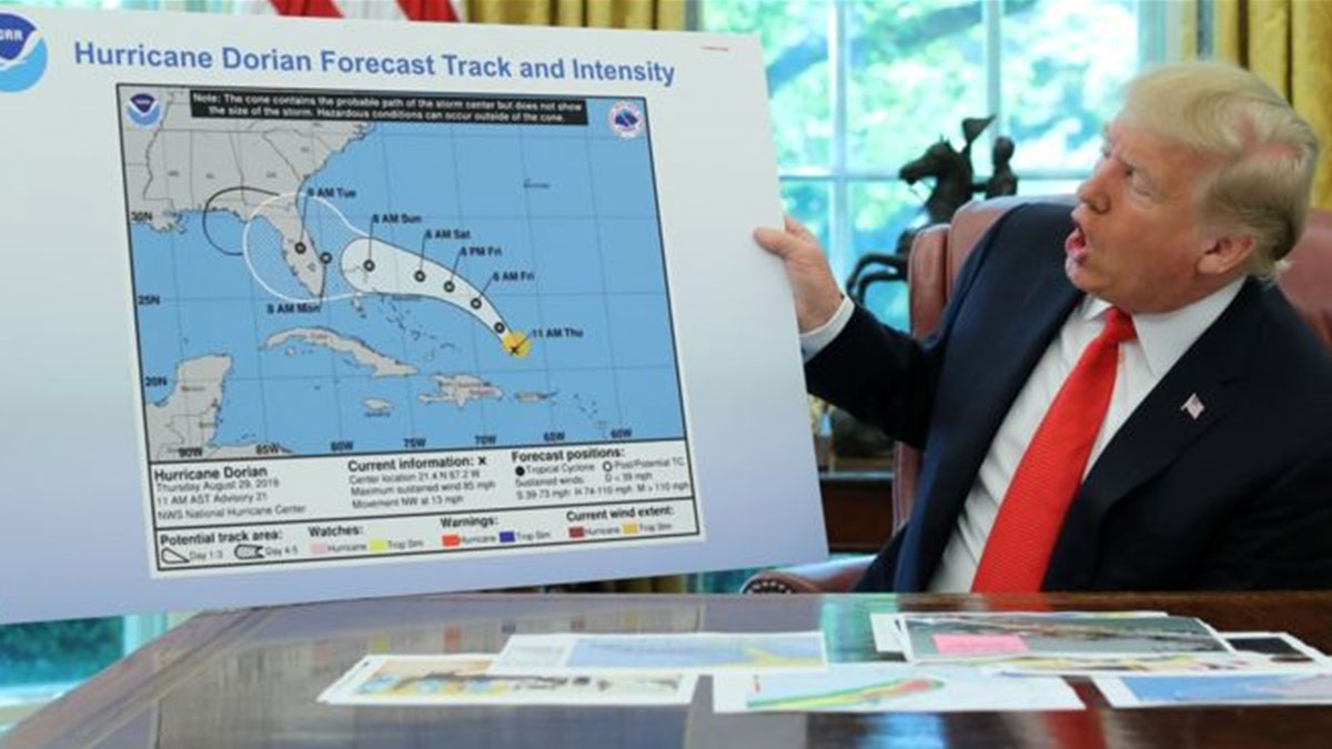Trump, iddiasını kanıtlamak için sahte harita kullandı