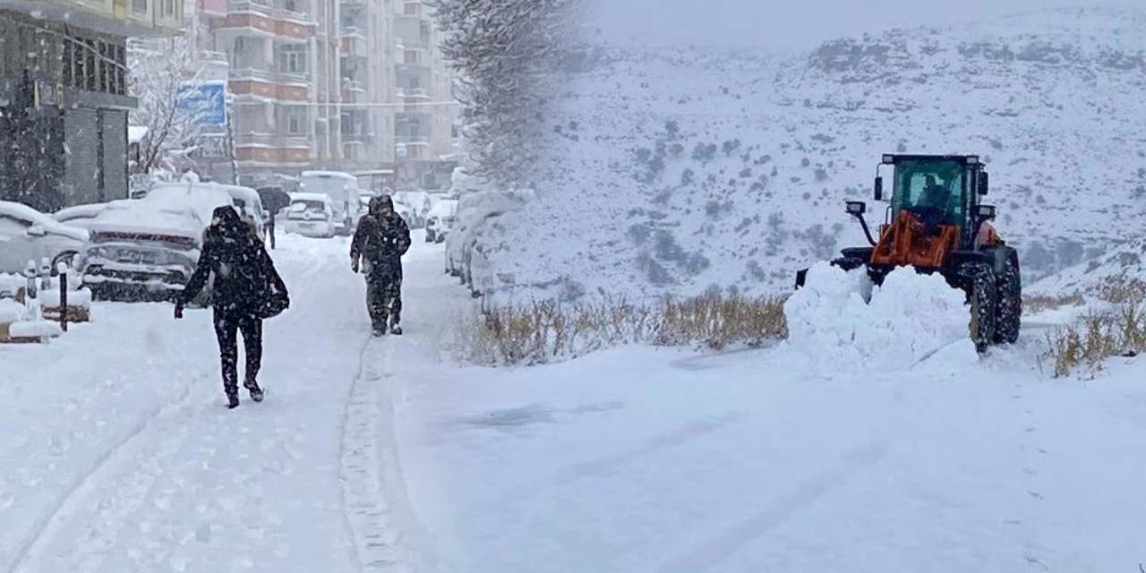 Batman’da kardan kapanmayan 3 köy yolu kaldı!
