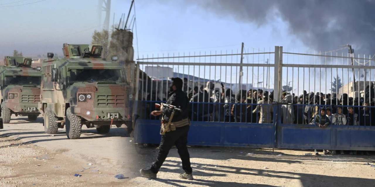 Ateşkeste 4. gün! SDG IŞİD’lilerin tutulduğu hapishaneden çekildi