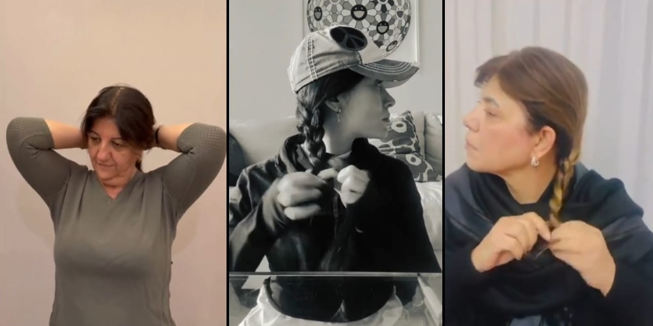 SDG'li kadının saçı kesildi! Kadınlar 'saç örme' akımı başlattı: DEM Partili vekiller ile Belçim Bilgin'de akıma katıldı